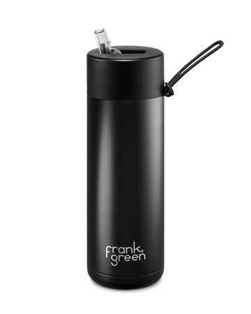 Frank Green Ceramic Reusable Bottle 595ml / 20oz (Midnight Black)